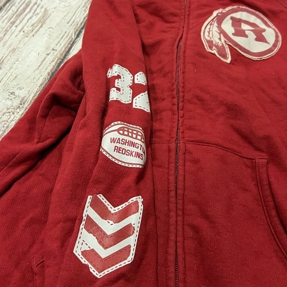 Women's Washington Redskins NFL Football Pullover Sports Zip Up Sweatshirt - Picture 5 of 6